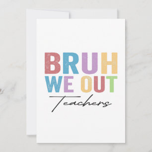 Bruder wir sind draußen Lehrer Bruder Lehrer letzt Einladung