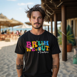 Bruder wir sind raus Letzter Schultag der Lehrer L T-Shirt