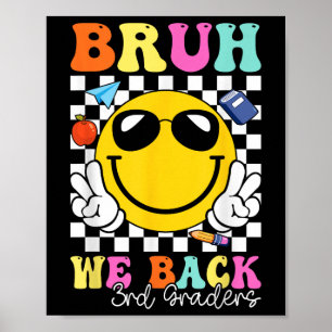 Bruder Wir Sind Zurück Drittklässler Dritte Klasse Poster