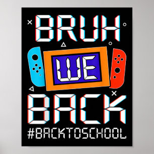 Bruder, wir sind zurück in der Schule, frohen erst Poster