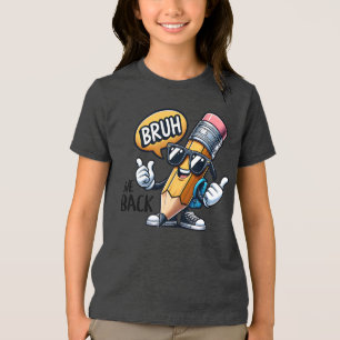 Bruder wir sind zurück, zurück zum Lehrer in der S Tri-Blend Shirt