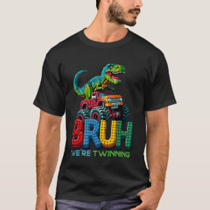 Bruder wir sind Zwillinge Jungen Zwillingetag für T-Shirt