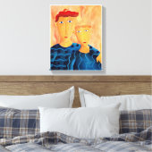 Brüder Zeitgenössische Malerei Fine Art Leinwand P (Insitu (Schlafzimmer))