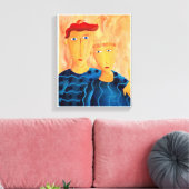 Brüder Zeitgenössische Malerei Fine Art Leinwand P (Insitu (Wohnzimmer))