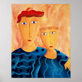 Brüder Zeitgenössische Malerei Kunstdrucken Poster