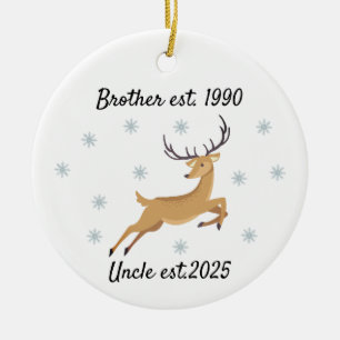 Bruder zum Onkel-Schmuck, zum Onkel-Geschenk beför Keramik Ornament