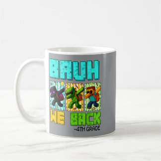 Bruder Zurück 4. Klasse Zurück zur Schule Gamer Da Kaffeetasse
