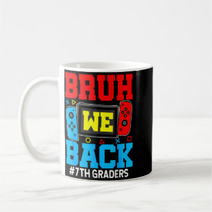 Bruder Zurück 7. Klässler Zurück zur Schule Gamer Kaffeetasse