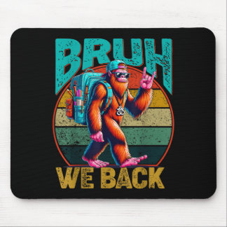 Bruder Zurück Bigfoot Sasquatch Erster Schultag Mä Mousepad