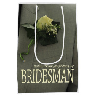 BruderBridesman danken Ihnen Mittlere Geschenktüte