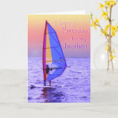 Brudergeburtstagskarte Karte (Gelbe Blume)