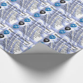 Brudergedicht 60. Geburtstag Geschenkpapier (Ecke)