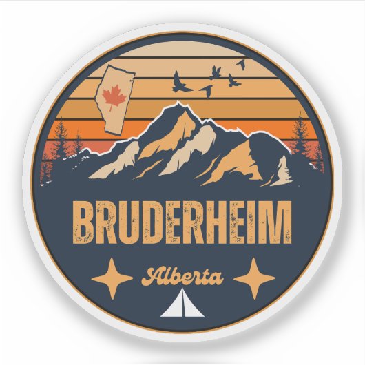 Bruderheim, Alberta Aufkleber (Vorderseite)