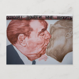 Bruderkuss Postkarte