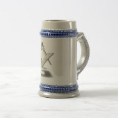 brüderliche FreimaurerTasse Bierglas (VorderseiteRechts)