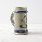 brüderliche FreimaurerTasse Bierglas (Vorderseite Links)