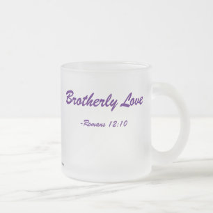 Brüderliche Liebe Mattglastasse