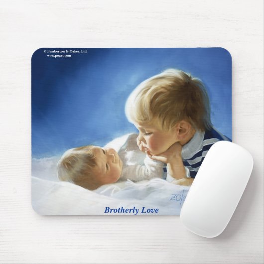 Brüderliche Liebe Mousepad (Mit Mouse)