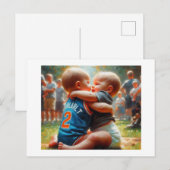 Brüderliche Liebe, Postkarte (Vorne/Hinten)