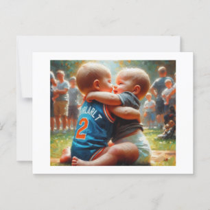 Brüderliche Liebe, Postkarte