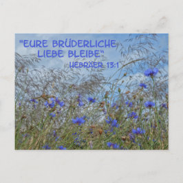 Brüderliche Liebe Postkarte