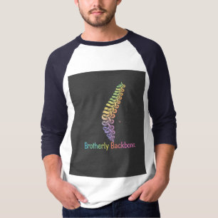 Brüderliche Wirbelsäule – Stärke in der Brüderscha T-Shirt