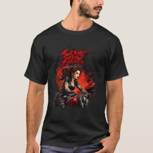 Brüderlichkeit der Biker Offene Straße Eiserne Pfe T-Shirt