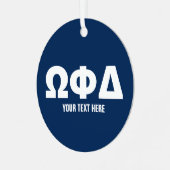 Brüderlichkeit Sake-Ornament mit benutzerdefiniert Ornament Aus Metall (Vorderseite links)