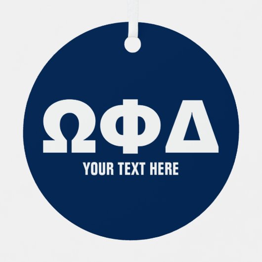 Brüderlichkeit Sake-Ornament mit benutzerdefiniert Ornament Aus Metall (Vorderseite)