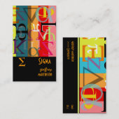 Brüderlichkeit / Studentinnenverbindung Visitenkar Telefonnummerkarte (Vorne/Hinten)