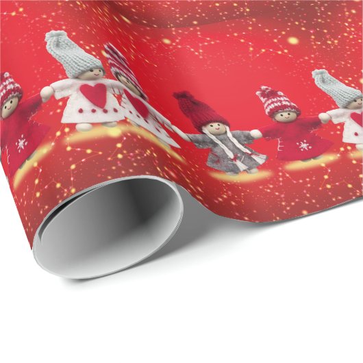 Brüderlichkeit Weihnachten Geschenkpapier (Rolleneckpunkt)