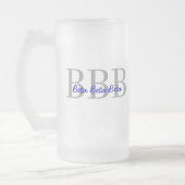 Brüderlichkeits-Gewohnheits-Tasse Mattglas Bierglas (Links)