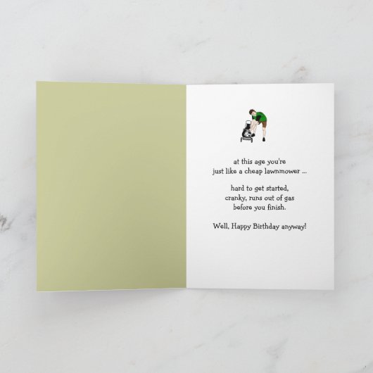 Brudermäher Karte (Innenseite)