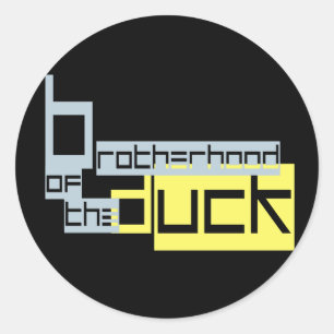 Bruderministie Runder Aufkleber