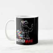 Brüdersaurus T Rex Dinosaur Autismus-Bewusstsein B Kaffeetasse (Links)