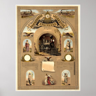 Bruderschaft der Lokomotivingenieure Poster