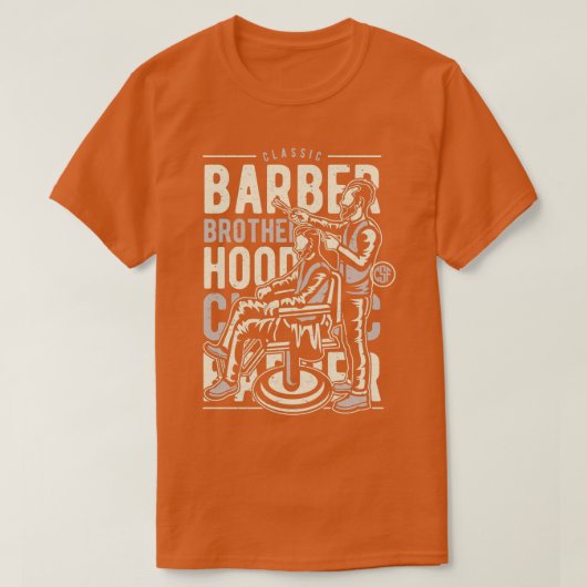 Bruderschaft des Barbers 21 T-Shirt (Design vorne)