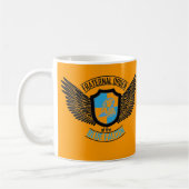 Bruderschaft des blauen Falken, blauer Falke Kaffeetasse (Links)