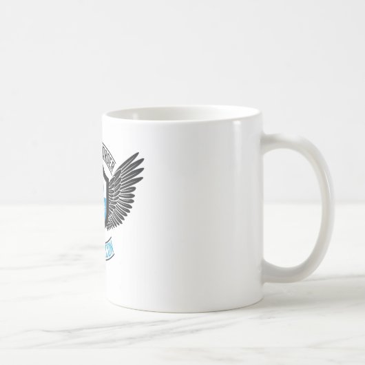 Bruderschaft des blauen Falken, blauer Falke Kaffeetasse (Rechts)