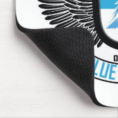 Bruderschaft des blauen Falken, blauer Falke Mousepad (Ecke)