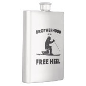 Bruderschaft des Telemarkskifahrens Flachmann (Rechts)