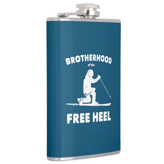 Bruderschaft des Telemarkskifahrens Flachmann (Rechts)