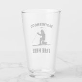 Bruderschaft des Telemarkskifahrens Glas (Rückseite)