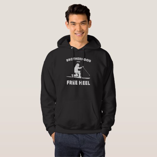 Bruderschaft des Telemarkskifahrens Hoodie (Vorne ganz)