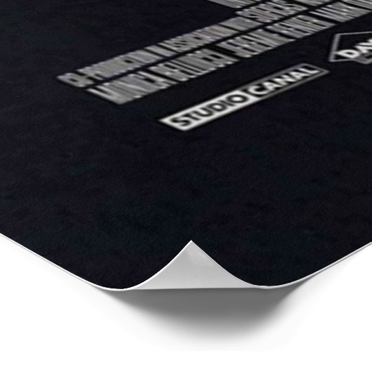 Bruderschaft des Wolfs Französisch Poster (Ecke)