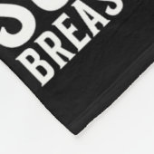 Bruderschaft eines Brustkrebses eines Kriegers Fleecedecke (Ecke)