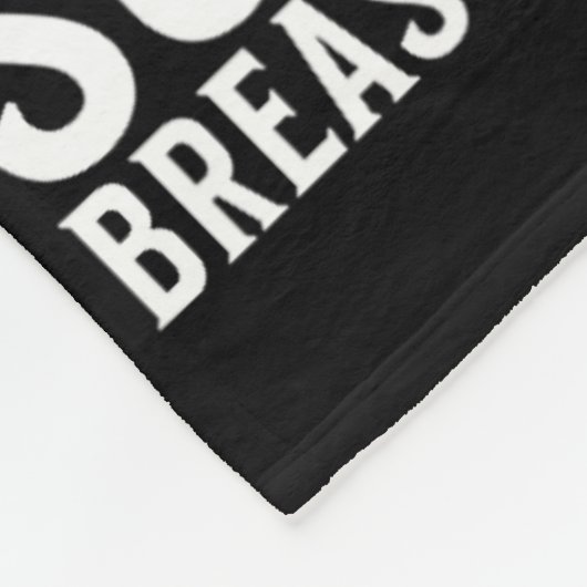 Bruderschaft eines Brustkrebses eines Kriegers Fleecedecke (Ecke)