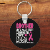 Bruderschaft eines Brustkrebses eines Kriegers Schlüsselanhänger (Vorderseite)