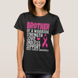 Bruderschaft eines Brustkrebses eines Kriegers T-Shirt