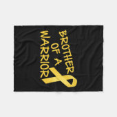 Bruderschaft eines Kriegers Fleecedecke (Vorderseite (Horizontal))